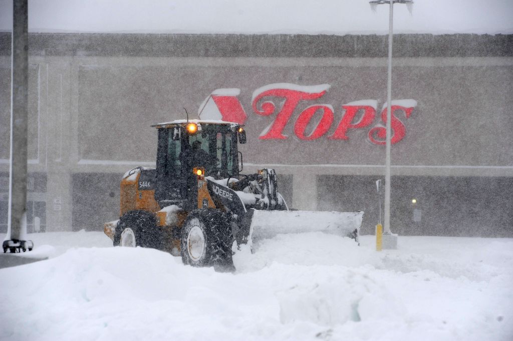 Intense Winter Storm Brings Multiple Feet Of Lake Effect Snow To Buffalo Area