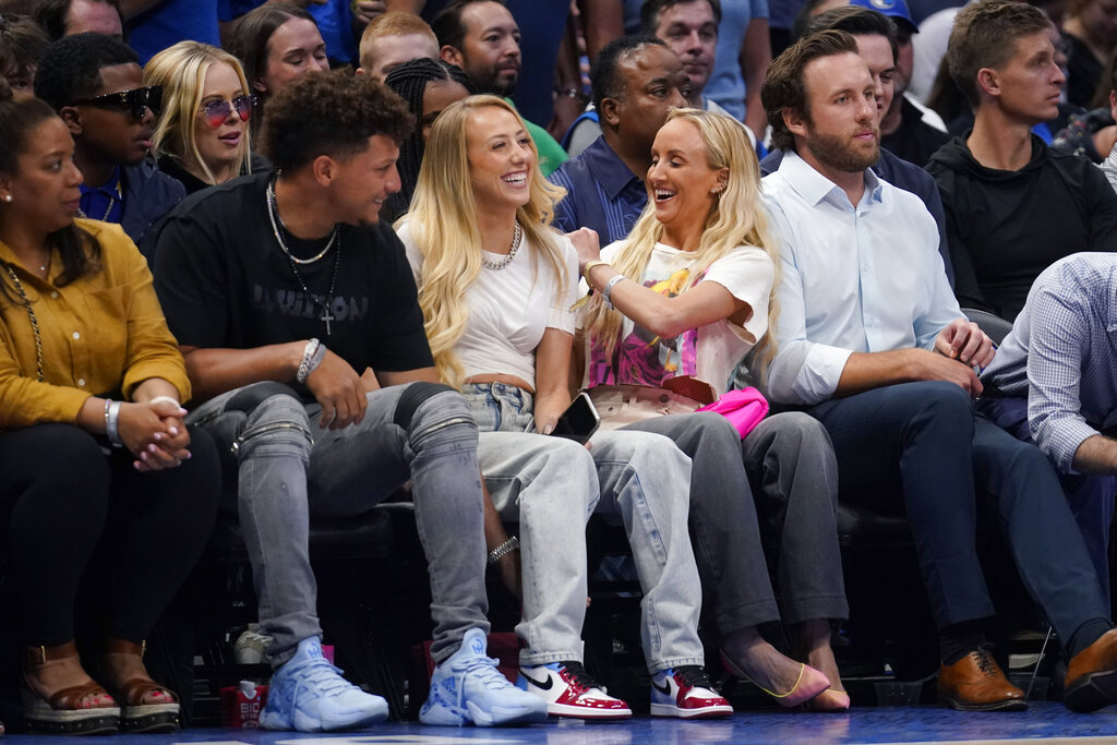 Patrick and Brittany Mahomes