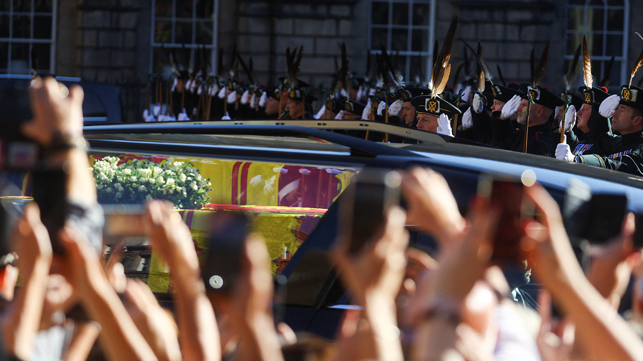 Queen Elizabeth II's coffin leaves Scotland for London