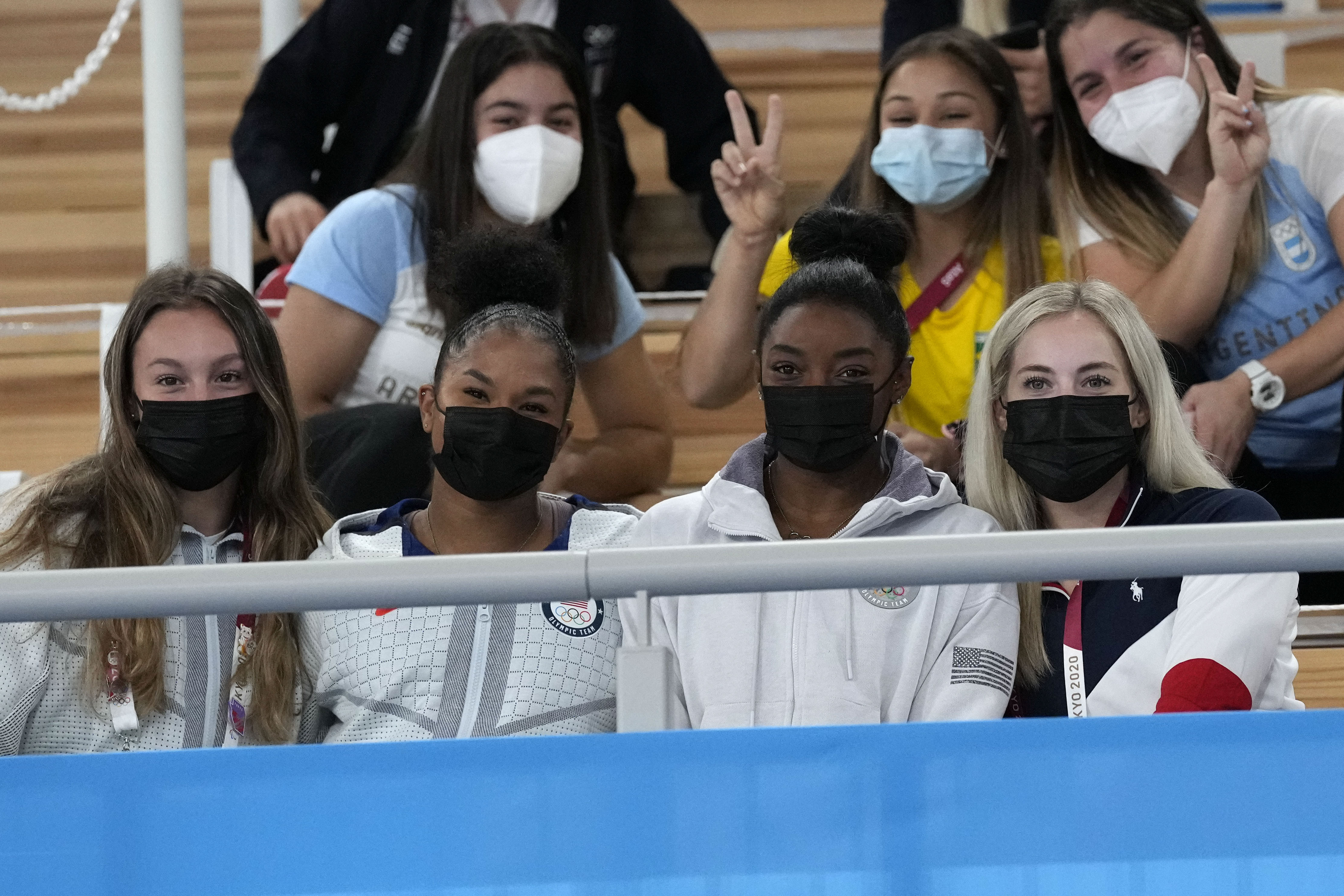 Photos: Sunisa Lee, Jade Carey compete in Olympic gymnastics all-around