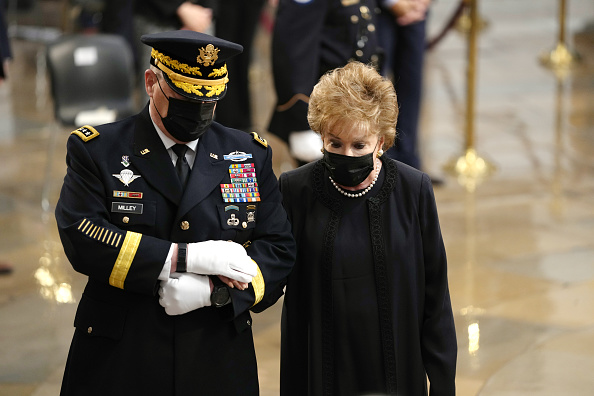 Bob Dole Lies In State At U.S. Capitol
