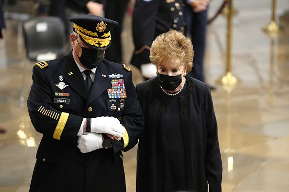 Bob Dole Lies In State At U.S. Capitol