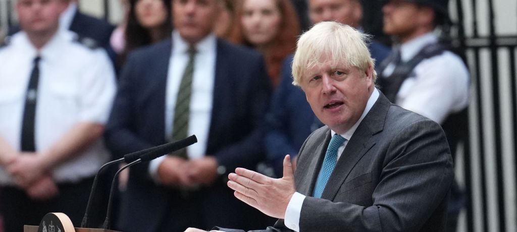 Photos: Boris Johnson delivers final address as UK prime minister