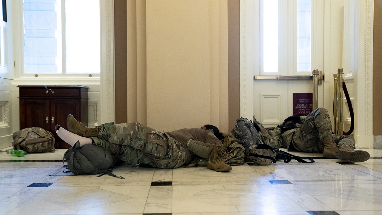 National Guard troops gather, reinforce security in US Capitol