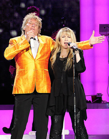 Rod Stewart and Stevie Nicks at Phillips Arena
