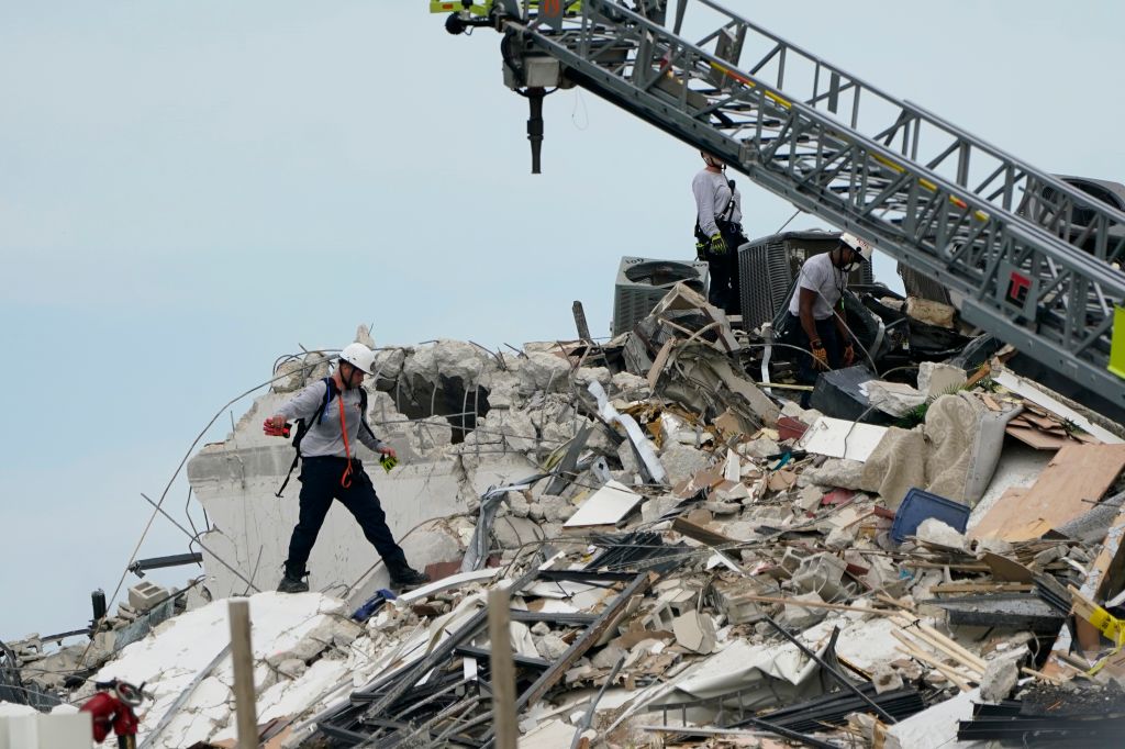 Photos: Search, rescue efforts continue after Surfside, Florida, condo collapse