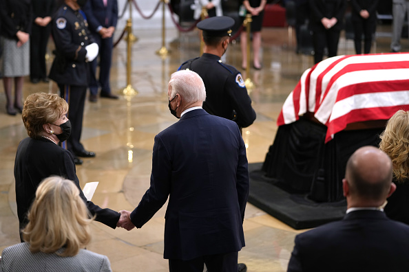 Bob Dole Lies In State At U.S. Capitol