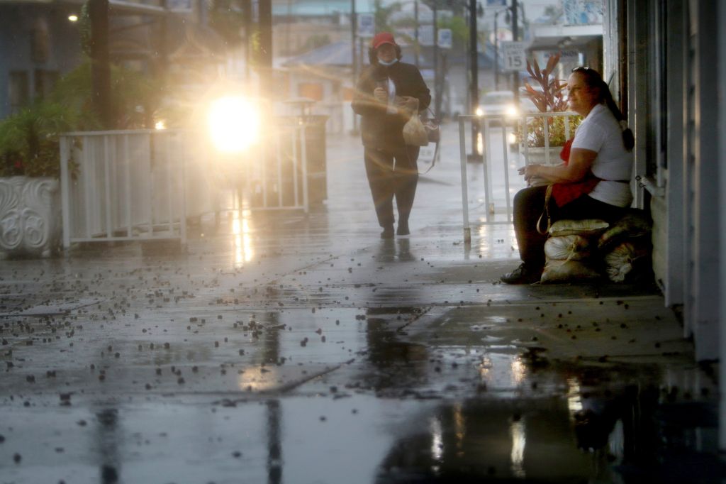 Tropical Storm Eta dumps blustery rain on west Florida, makes landfall near Cedar Key