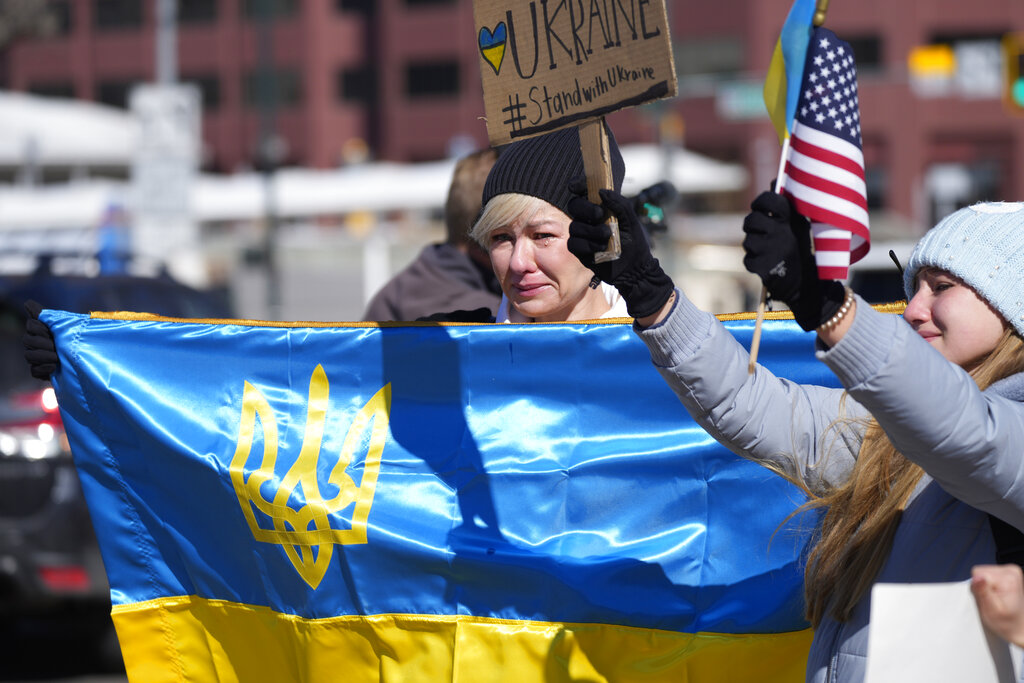Invasion of Ukraine protested across the globe