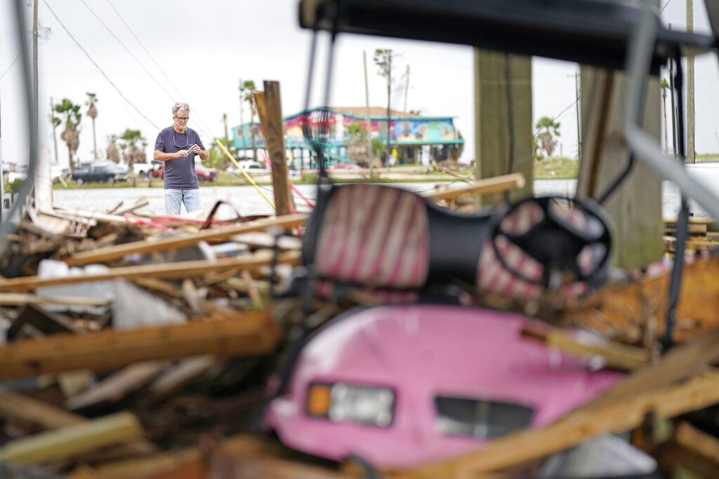 Tropical Storm Nicholas aftermath