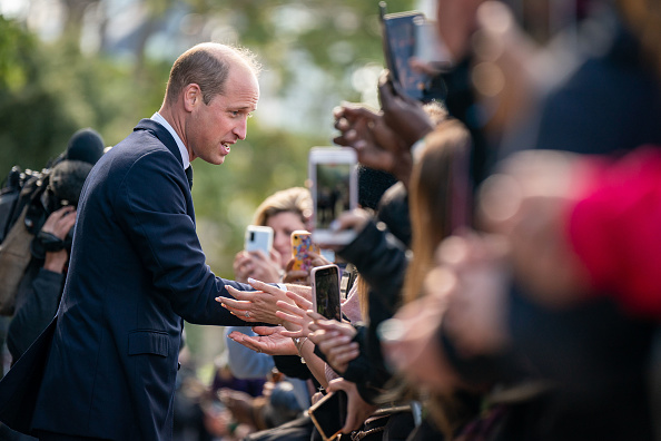 King Charles III, Prince William surprise mourners