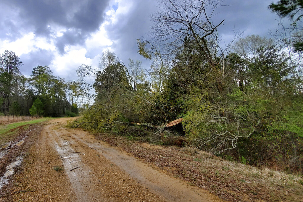 Photos: Tornadoes, severe storms batter Southern states