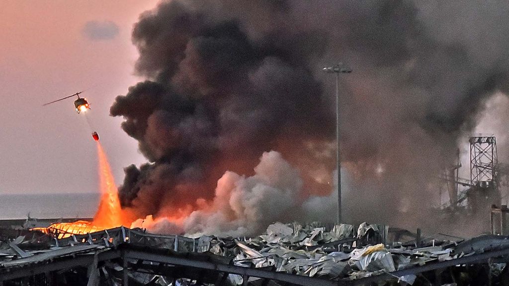 Massive explosion rocks Beirut