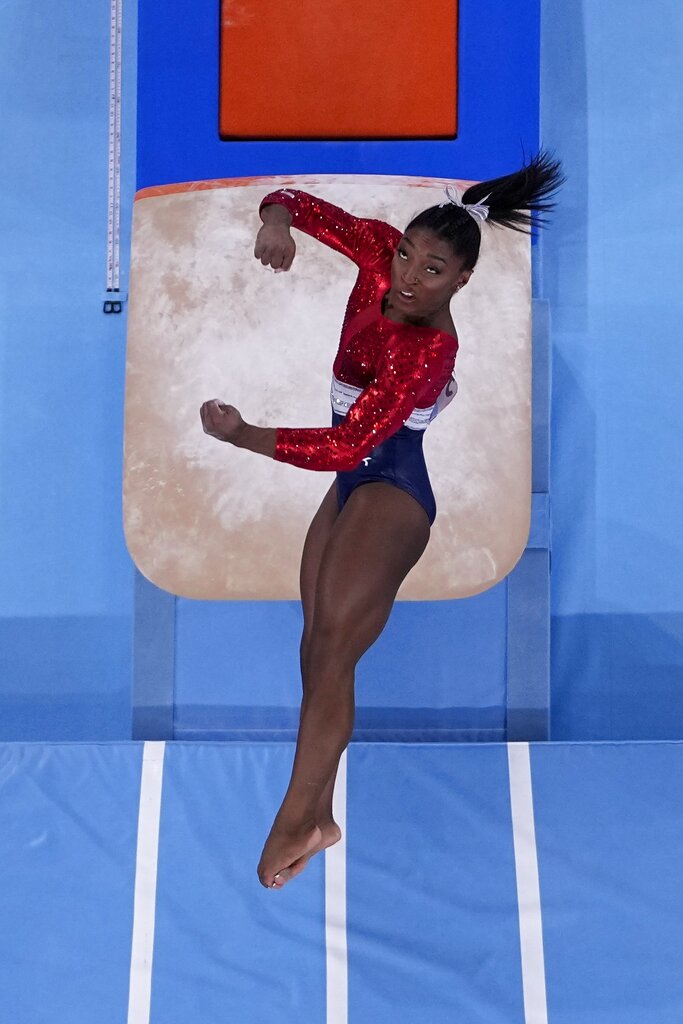 Simone Biles drops from team competition