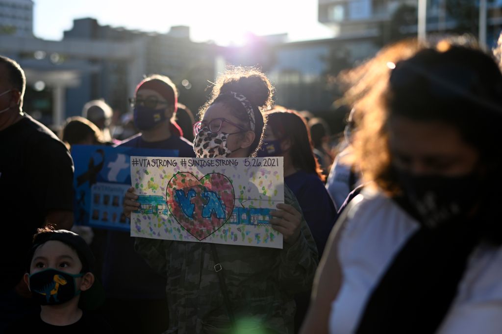 Photos: Community pays tribute to victims of deadly San Jose railyard shooting