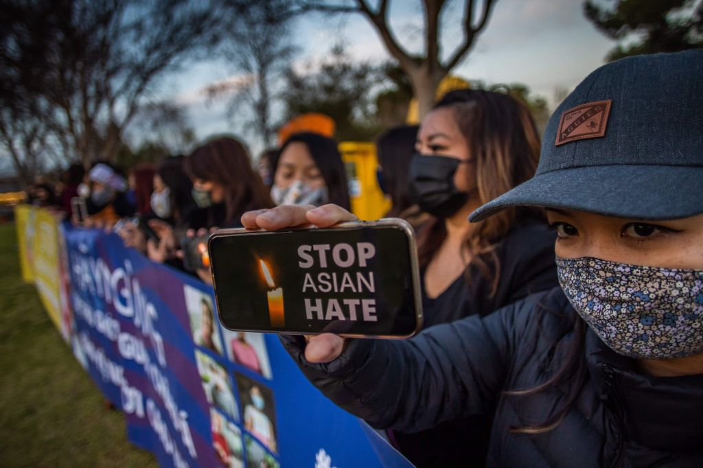 Photos: Demonstrations, vigils held across country in wake of Atlanta spa shootings