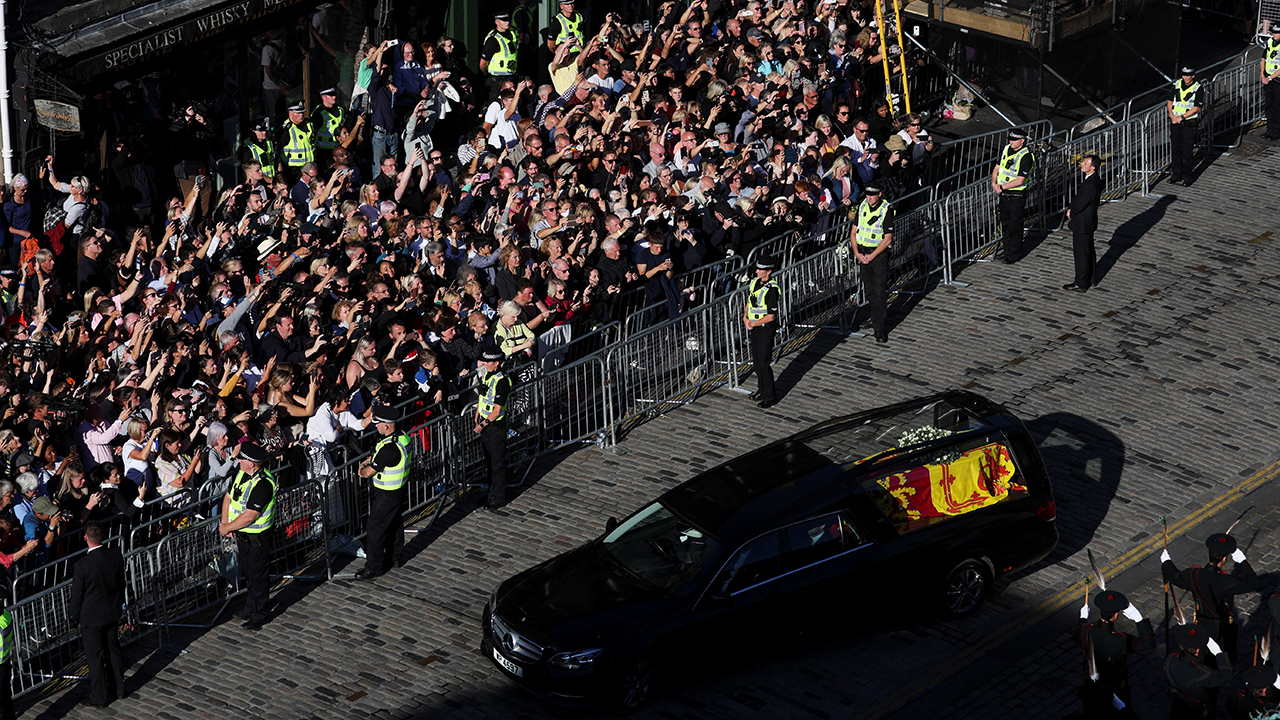 Queen Elizabeth II's coffin leaves Scotland for London