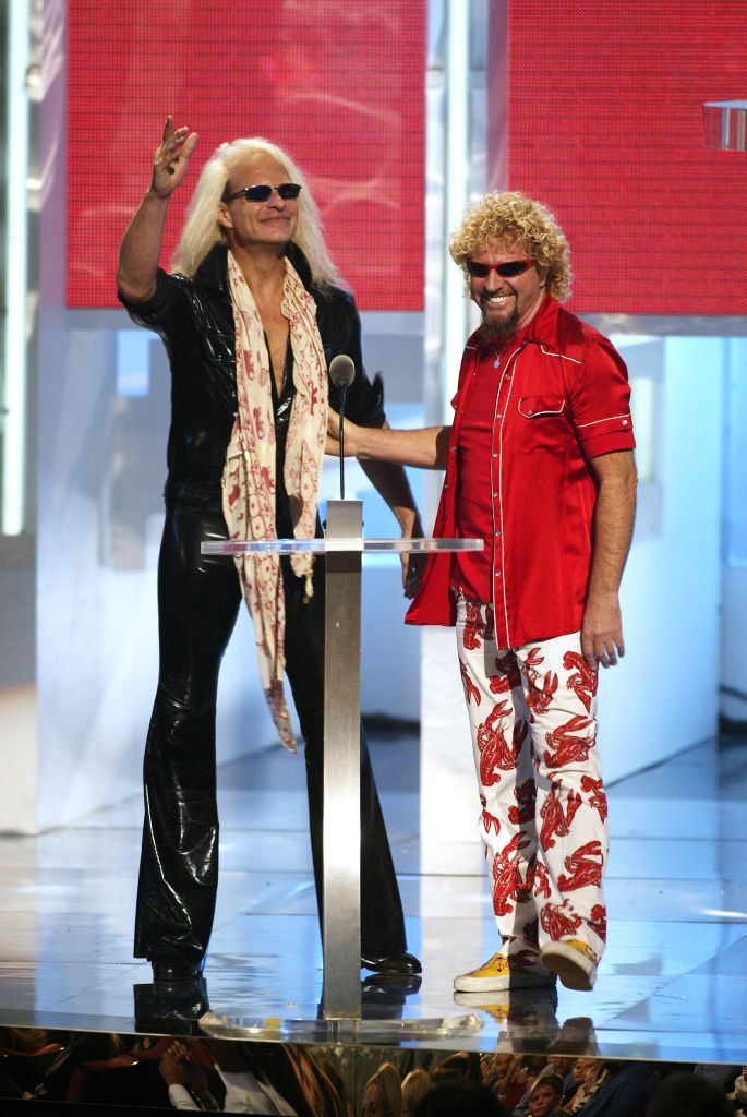 David Lee Roth and Sammy Hagar