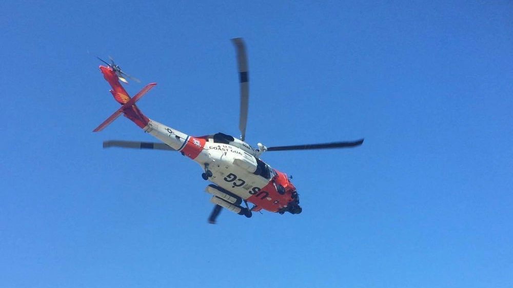 Coast Guard helicopter