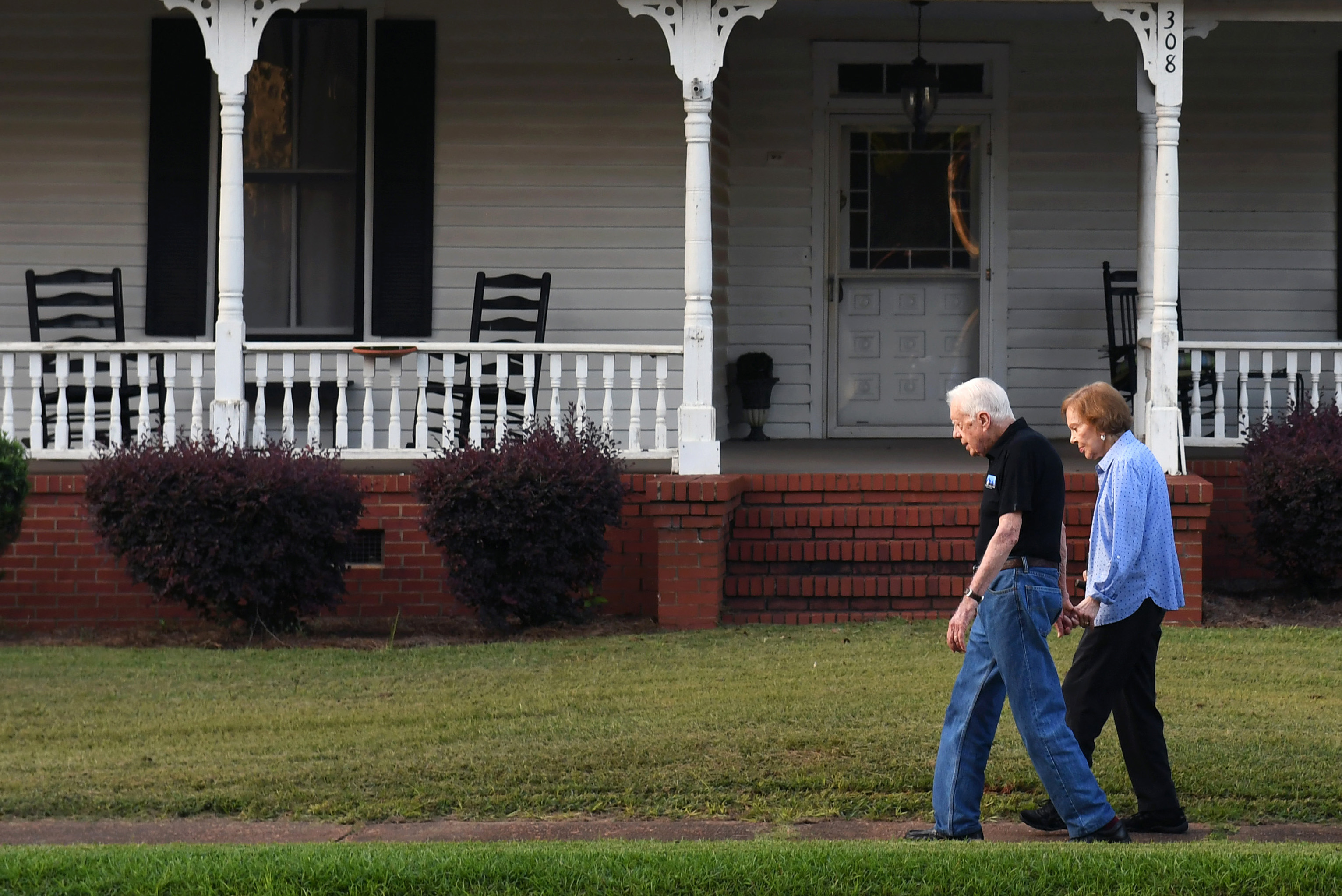 Jimmy Carter and Rosalynn Carter in 2018