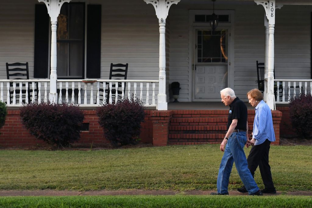 Jimmy Carter and Rosalynn Carter in 2018