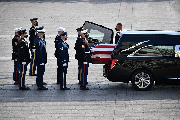 Bob Dole Lies In State At U.S. Capitol