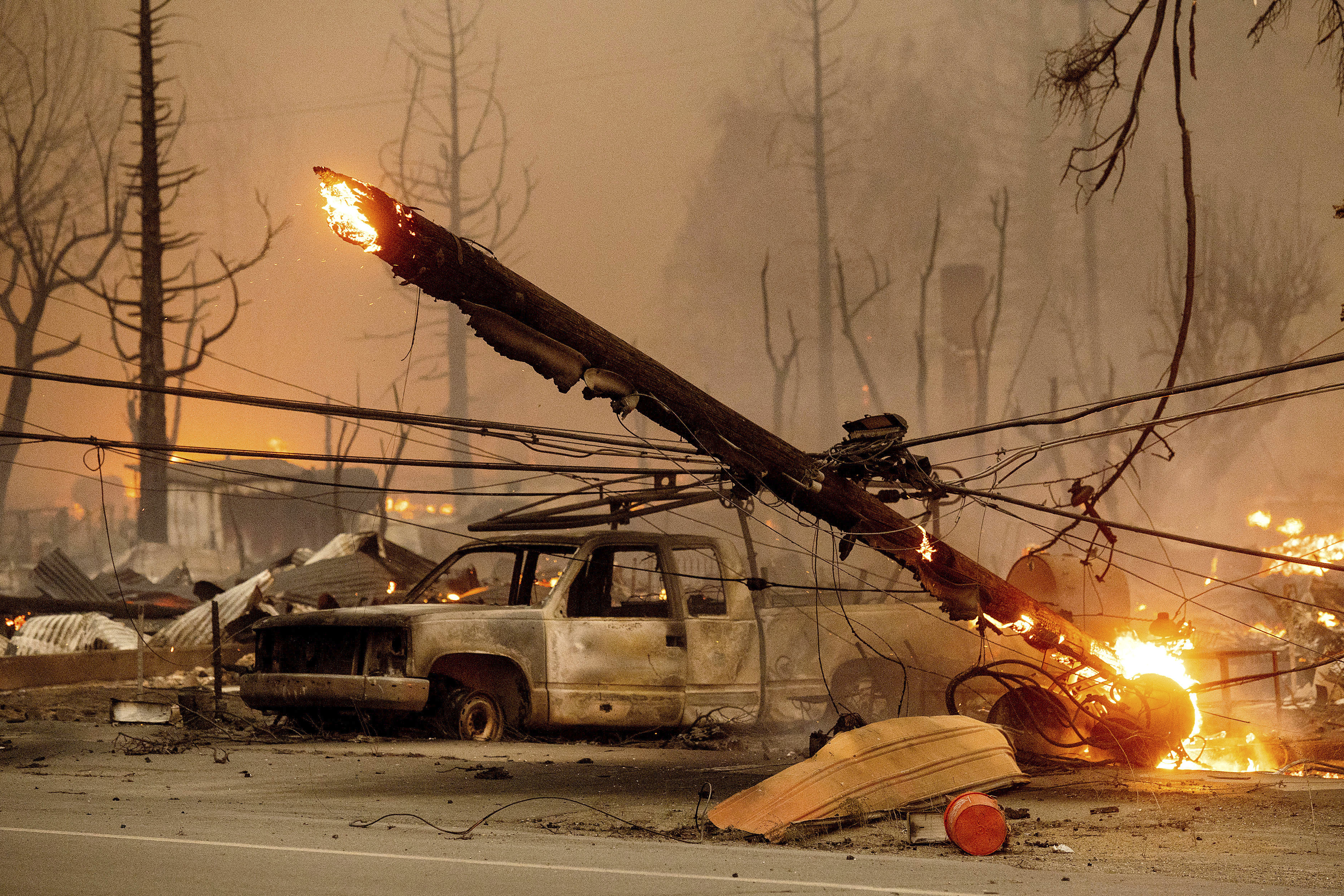 Photos: California's Dixie Fire engulfs Greenville