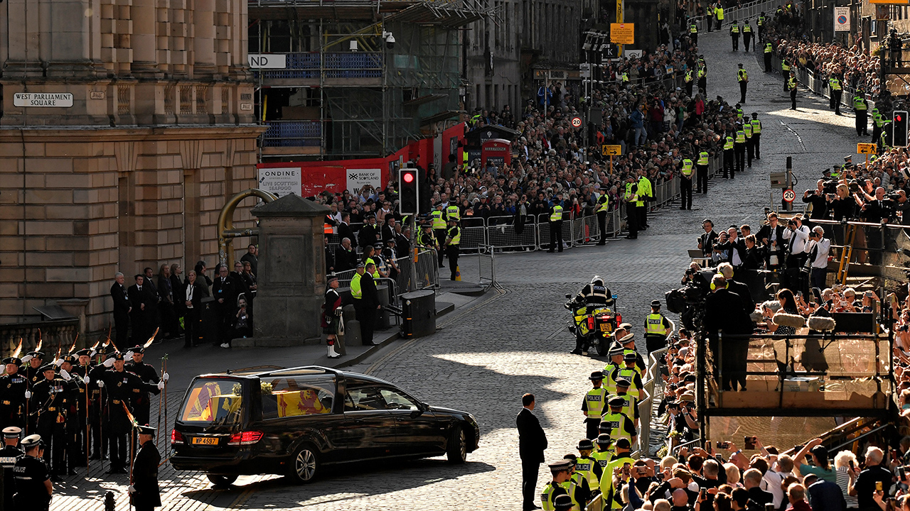 Queen Elizabeth II's coffin leaves Scotland for London
