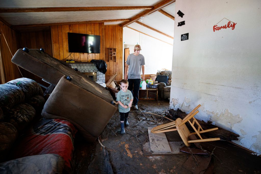 Photos: Virginia flooding washes out homes, roads