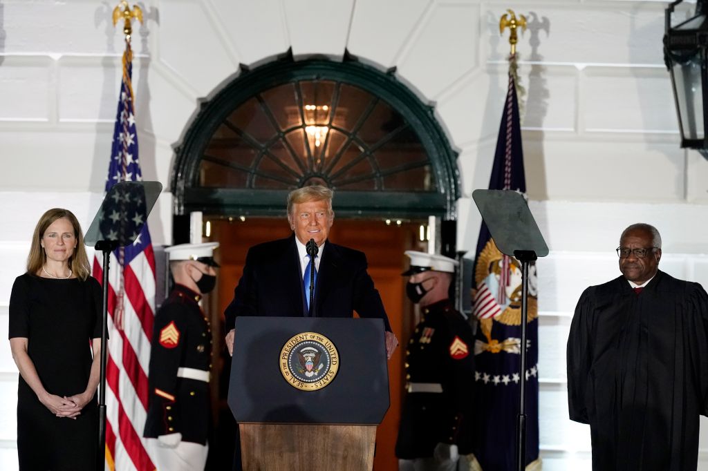 Photos: Amy Coney Barrett sworn in as Supreme Court justice