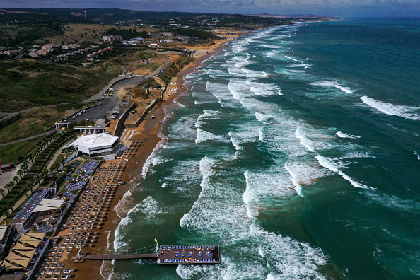 Rip currents across the shores of the Black Sea