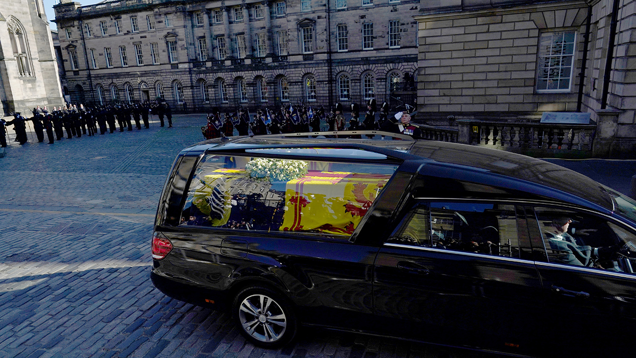 Queen Elizabeth II's coffin leaves Scotland for London