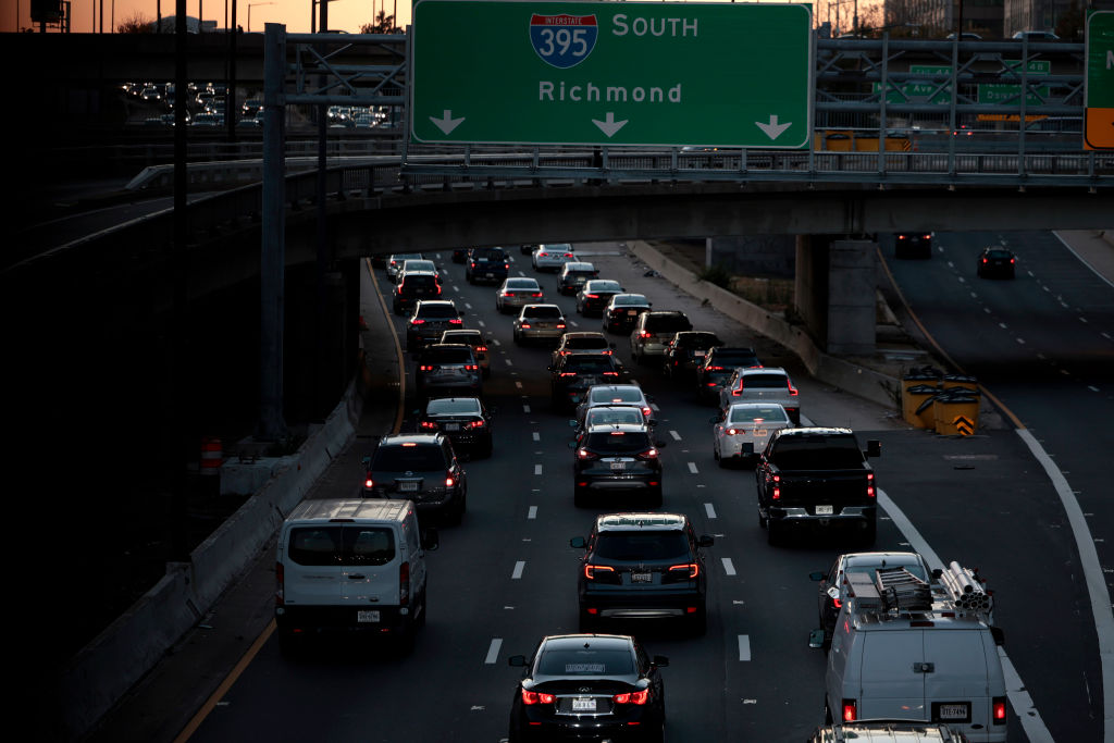 Photos: Thanksgiving travelers flock to airports, freeways ahead of holiday