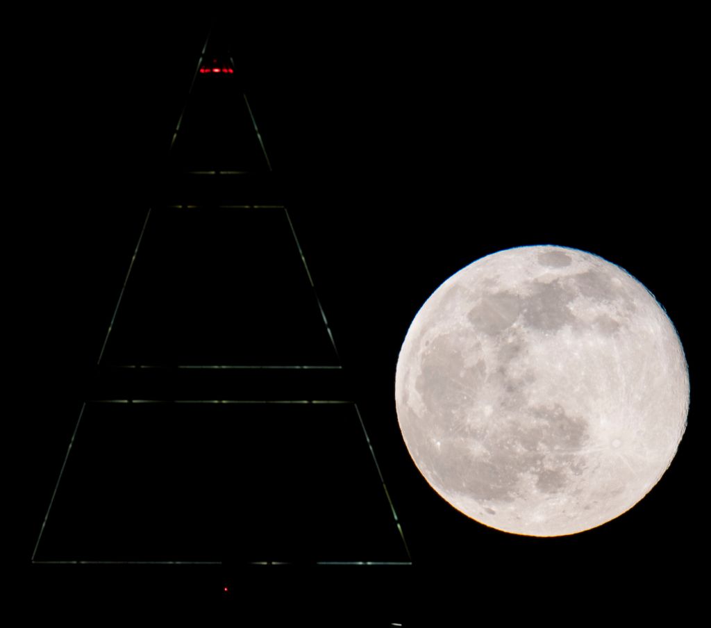 Photos: February 2021 Snow Moon brightens the night sky