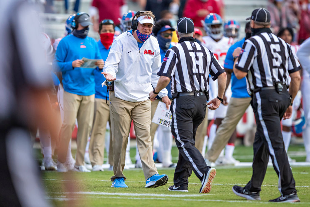Ole Miss Head Coach Lane Kiffin