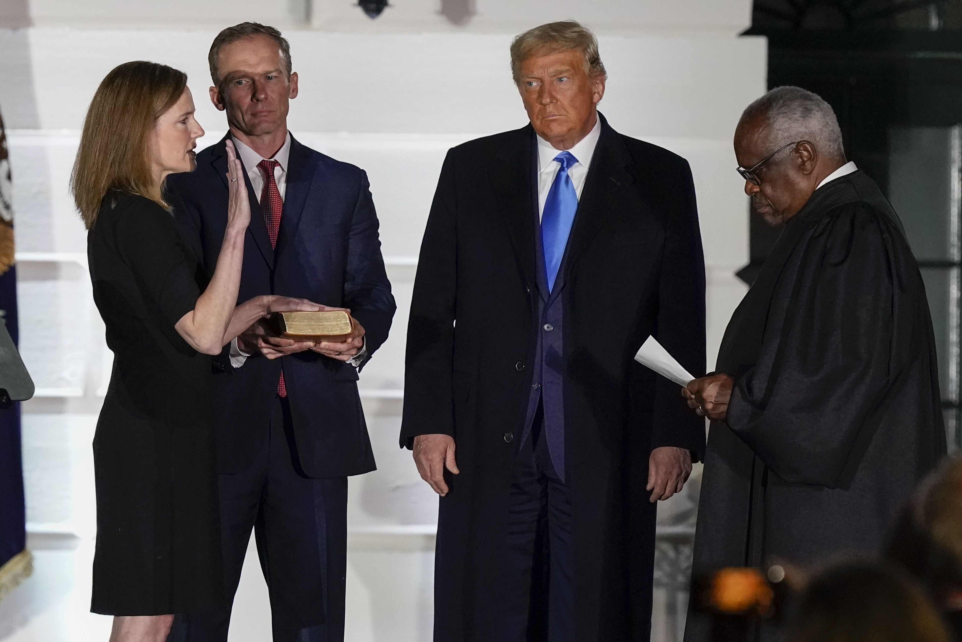 Photos: Amy Coney Barrett sworn in as Supreme Court justice