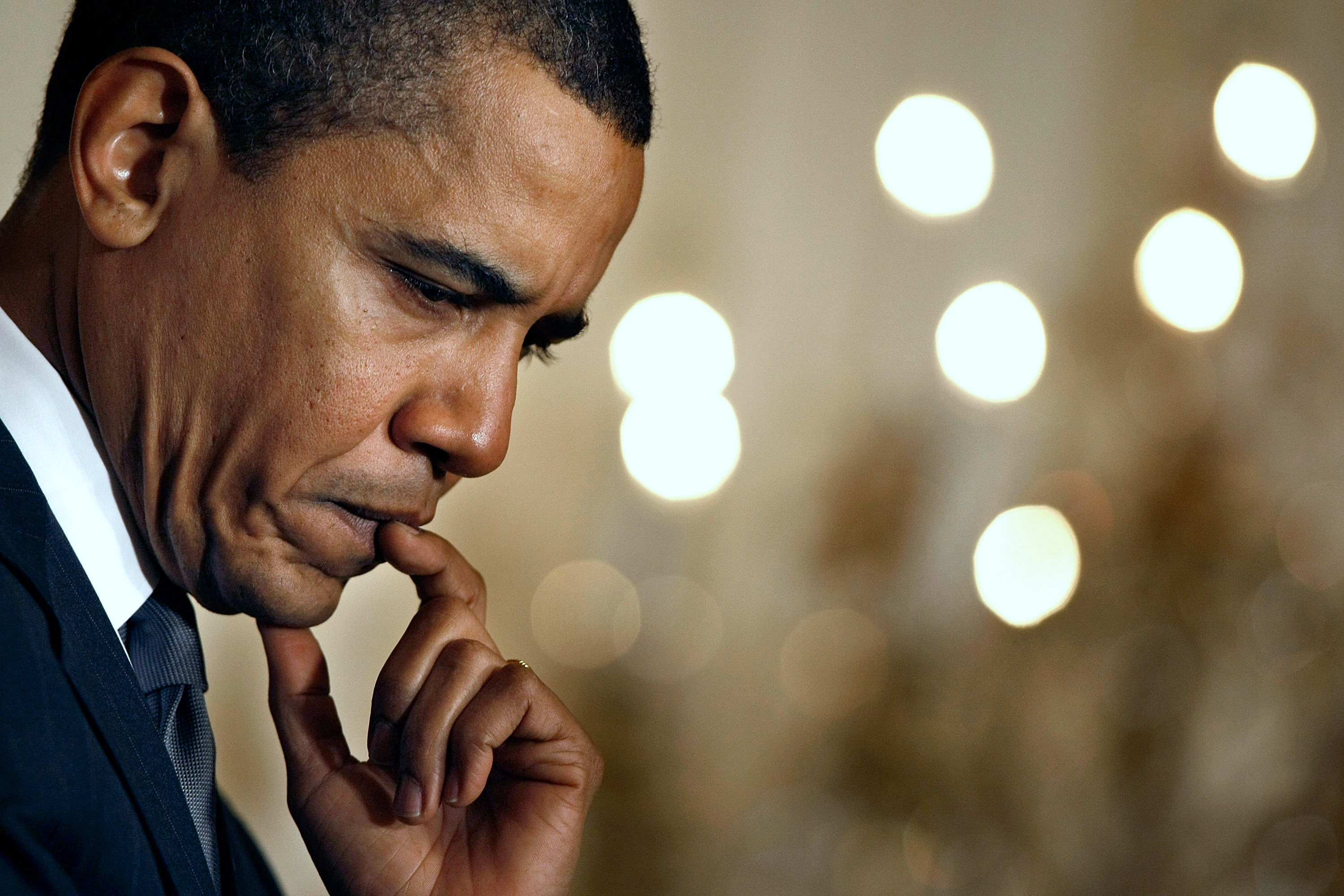 Obama Meets With US Conference Of Mayors Leadership