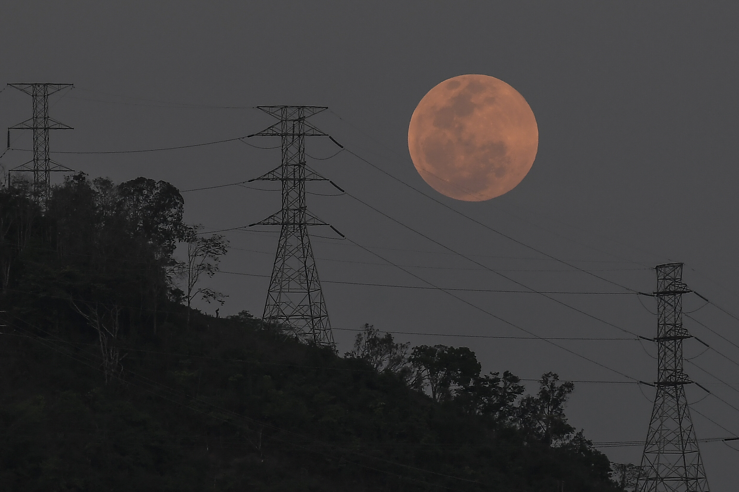 Photos: Super flower blood moon lunar eclipse 2022