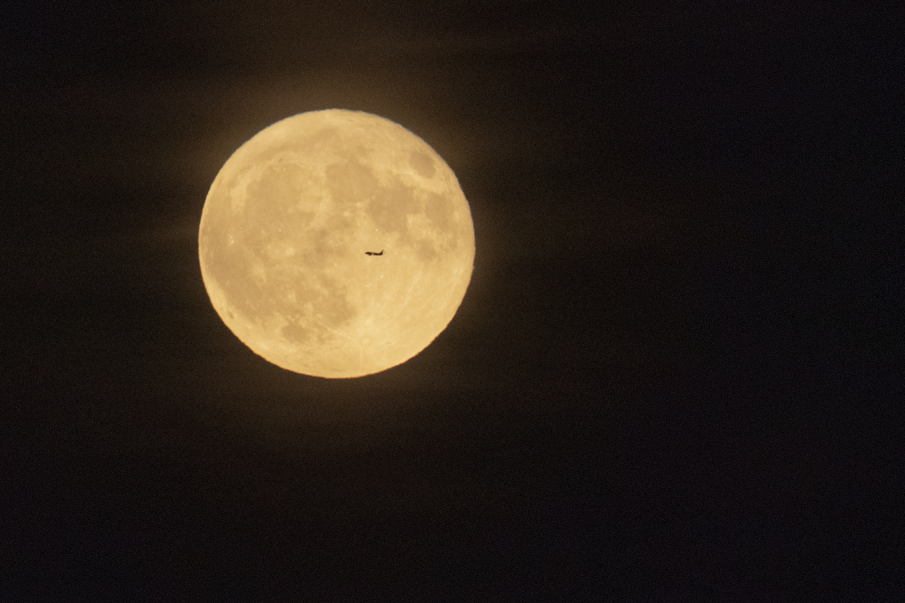 Photos: Halloween Blue Moon brightens the night sky