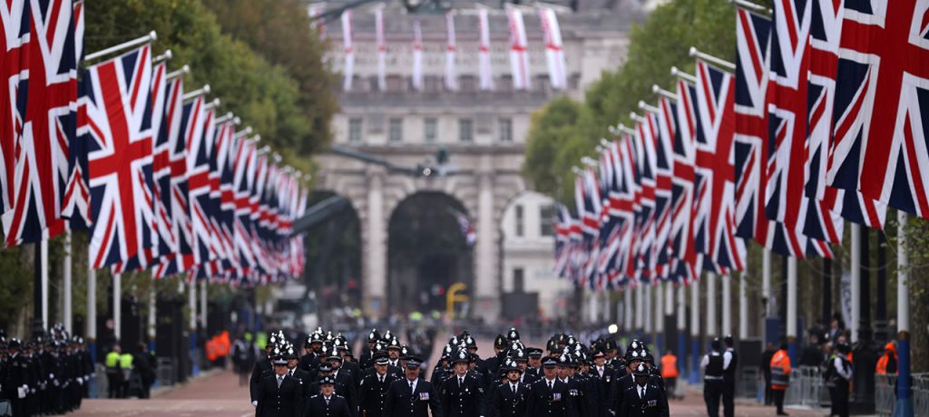 Photos: Crowds gather ahead of Queen Elizabeth II's state funeral