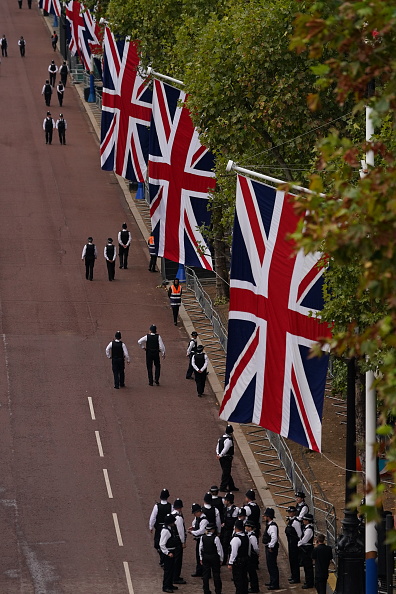 Photos: Crowds gather ahead of Queen Elizabeth II's coffin procession