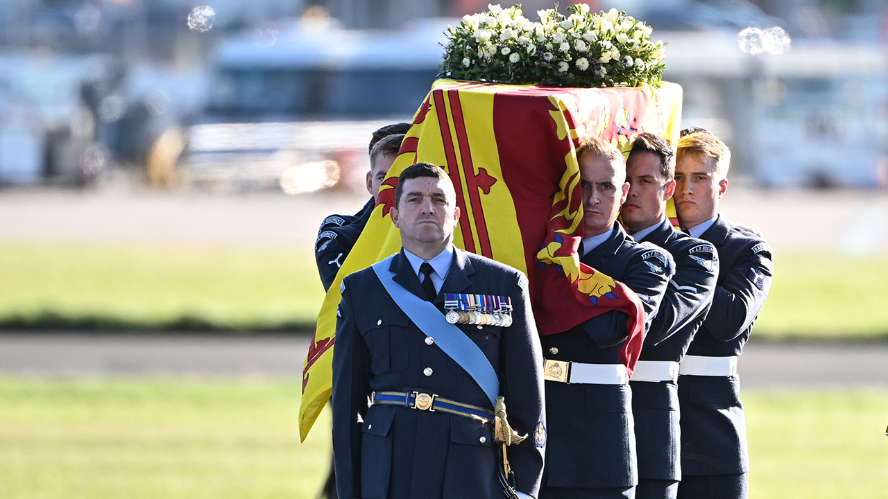 Queen Elizabeth II's coffin leaves Scotland for London