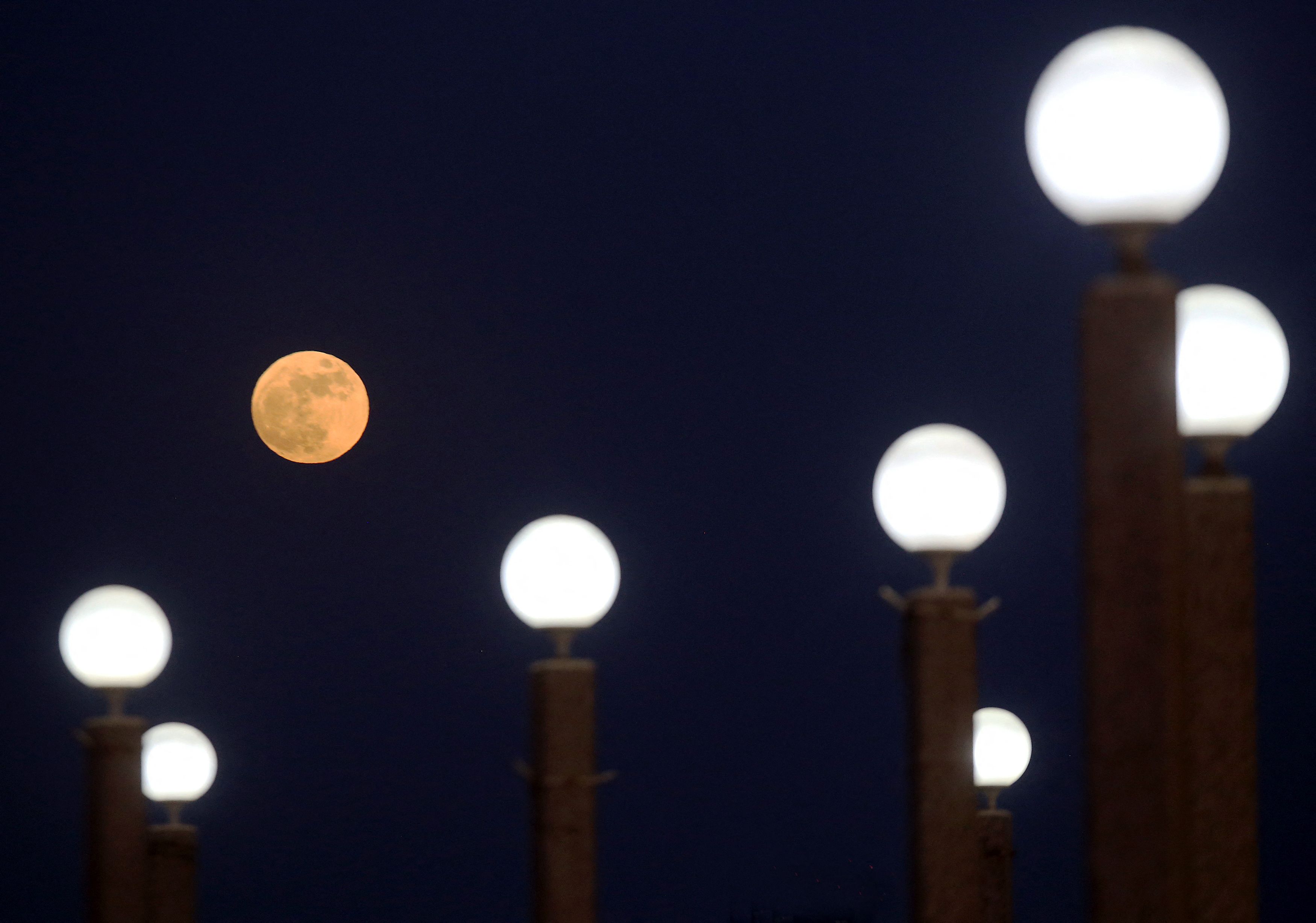 Photos: June 2021 Strawberry Moon brightens the night sky