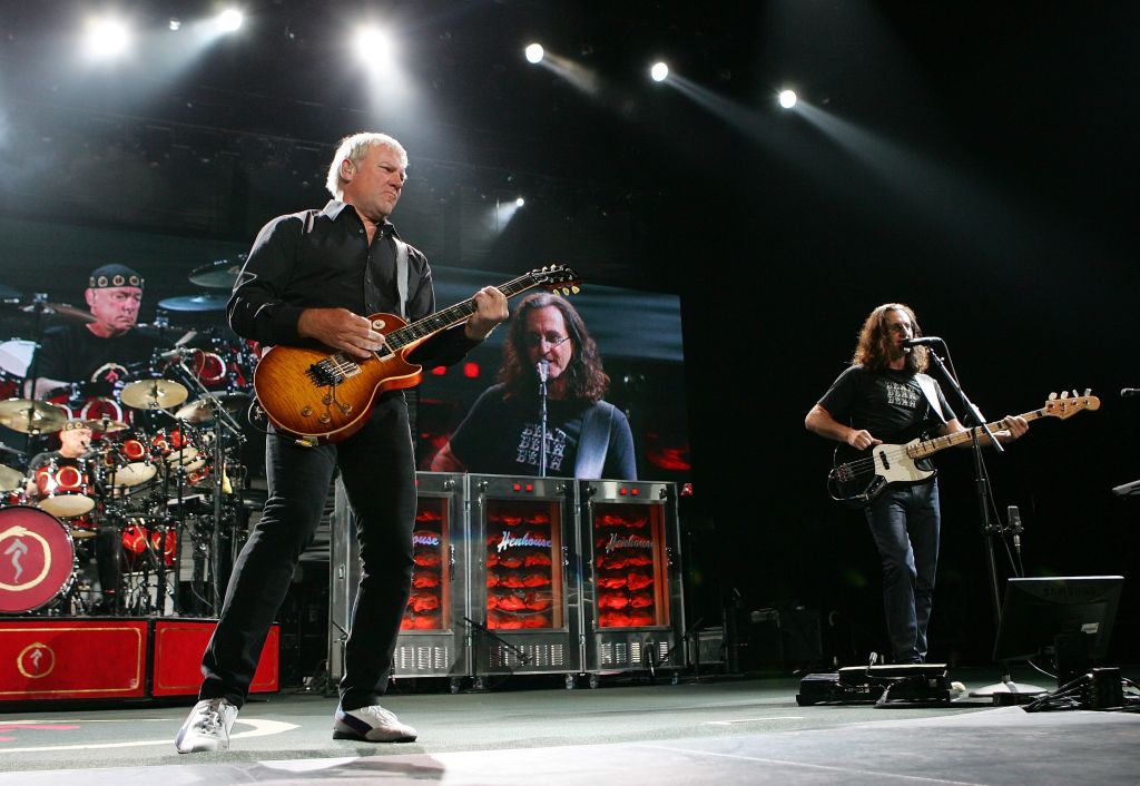 Rush In Concert At The MGM Grand In Las Vegas