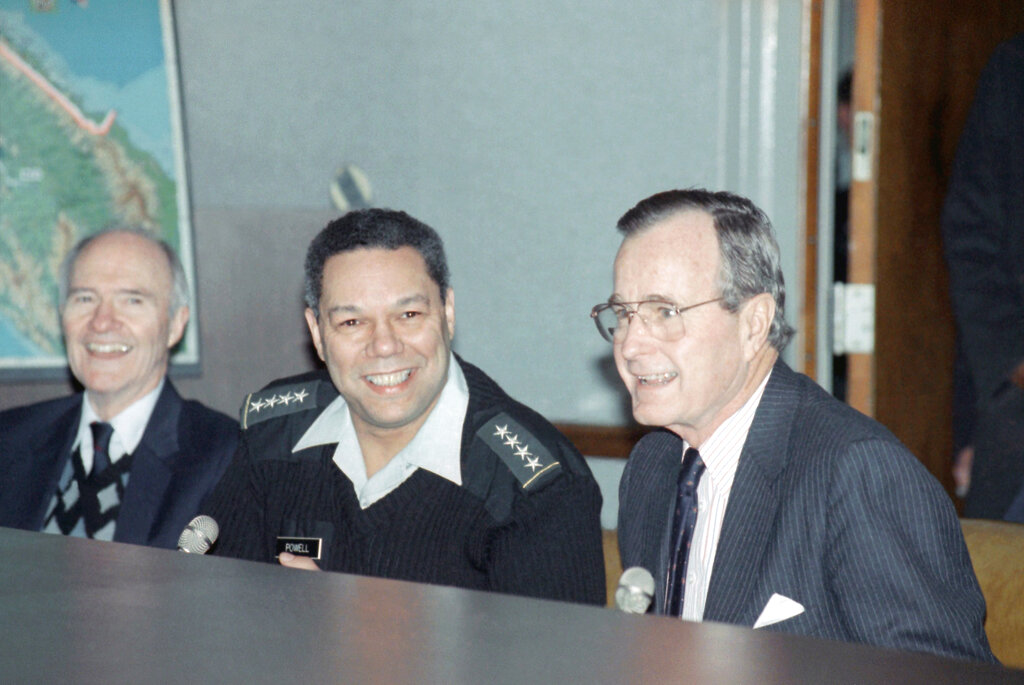 Gen. Colin Powell through the years