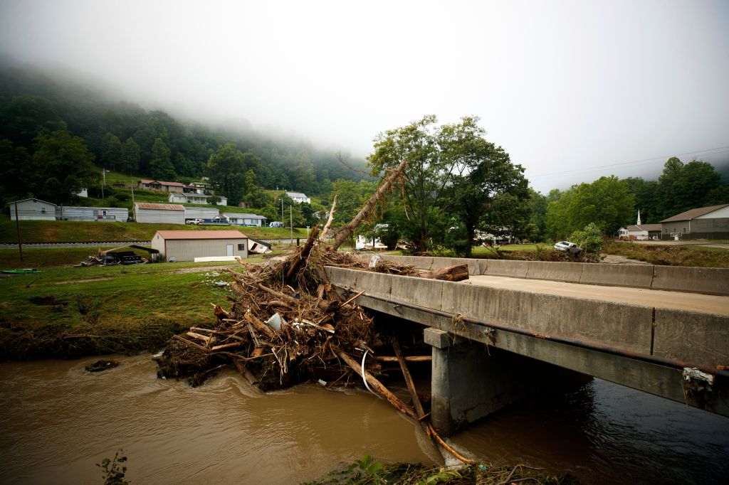 Photos: Virginia flooding washes out homes, roads