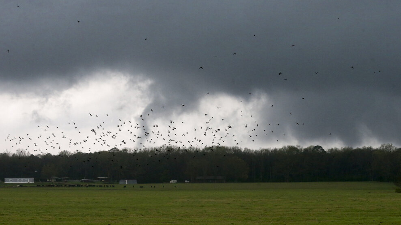 Photos: Tornadoes, severe storms batter Southern states