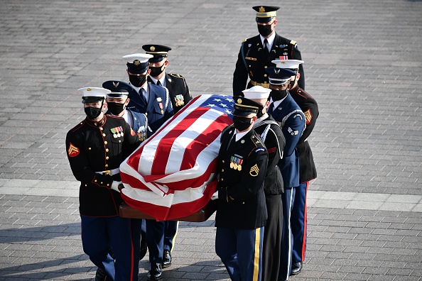 Bob Dole Lies In State At U.S. Capitol