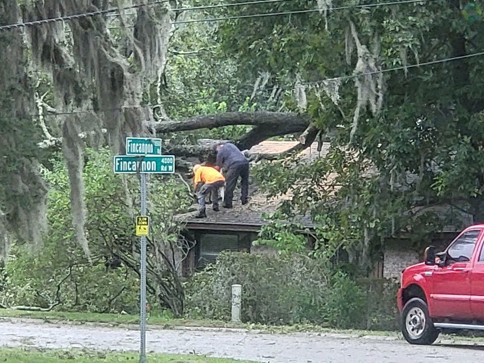 Roof damage