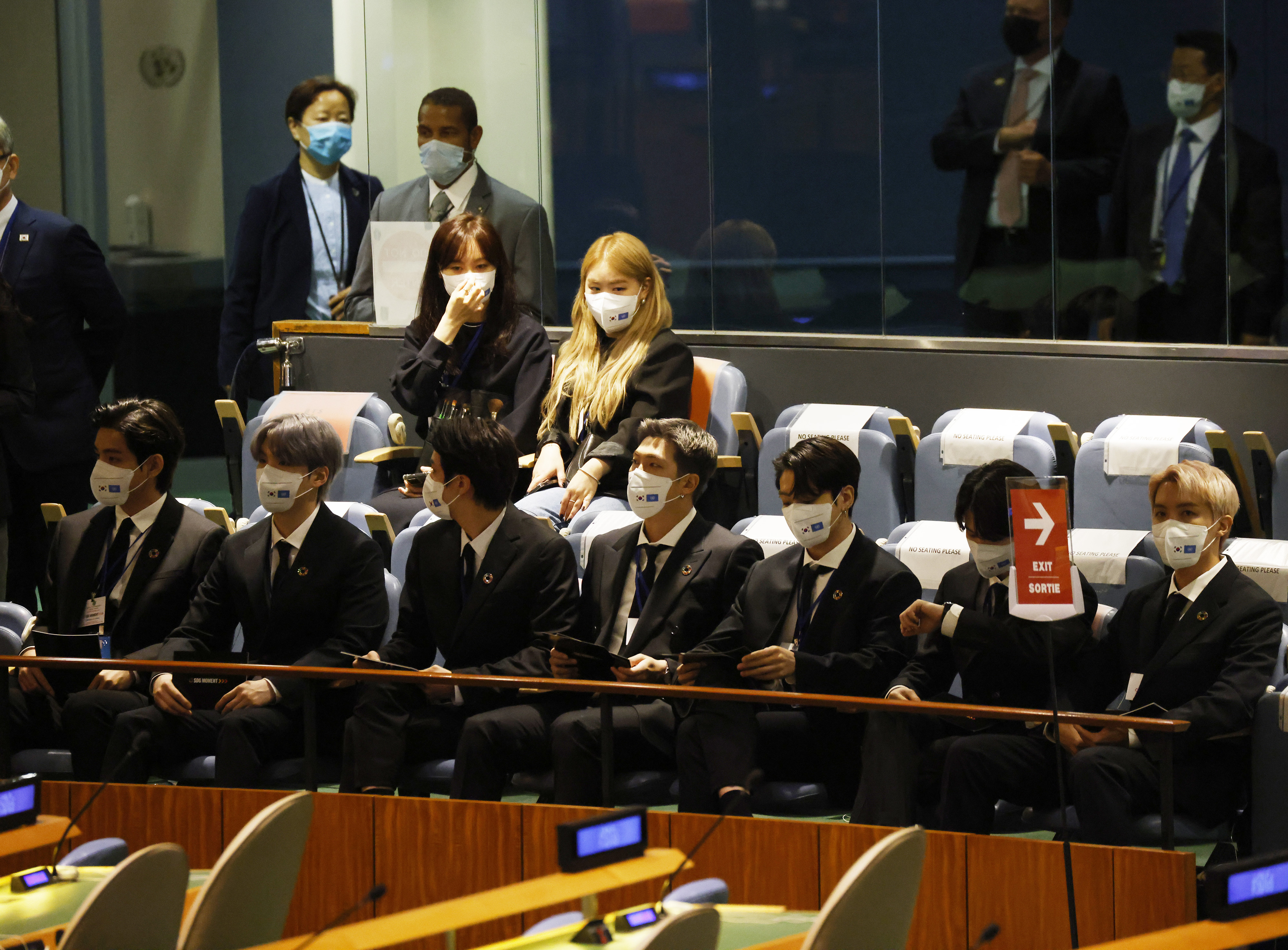 Photos: Boy band BTS addresses United Nations General Assembly